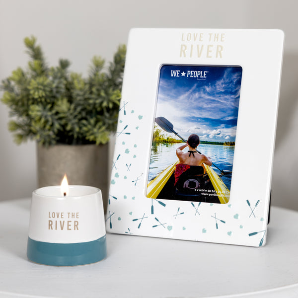 Pavilion Gift Company River 6.25" X 8.25" Frame (Holds 4" X 6" Photo)
