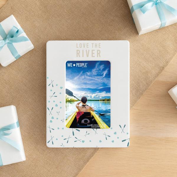 Pavilion Gift Company River 6.25" X 8.25" Frame (Holds 4" X 6" Photo)