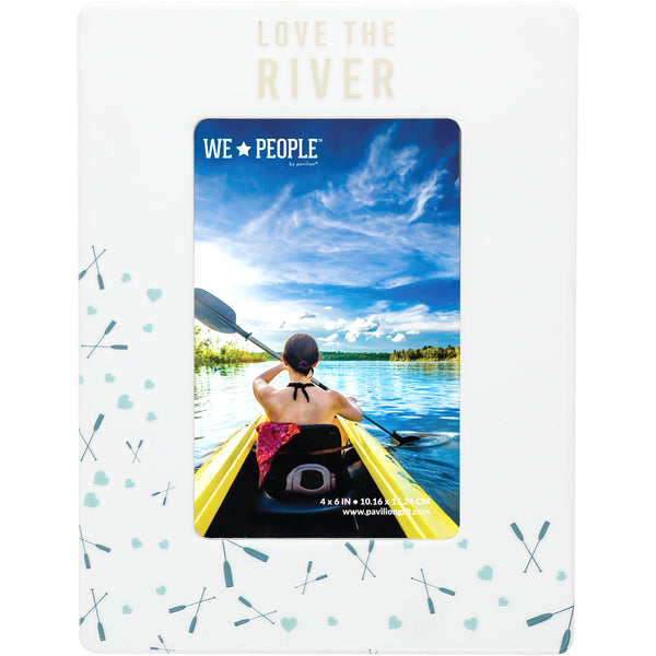 pavilion gift company River 6.25" x 8.25" Frame (Holds 4" x 6" Photo)