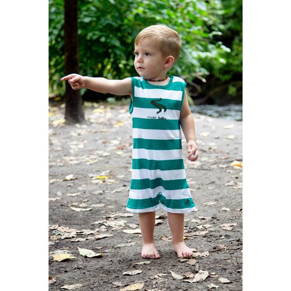Pavilion Gift Company River Baby 6-12 Month Boy Romper
