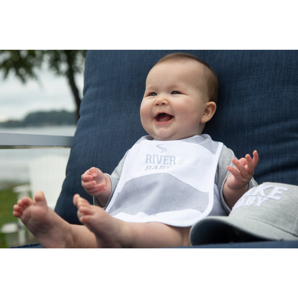Pavilion Gift Company River Baby Reversible Bib 6 Months - 3 Years