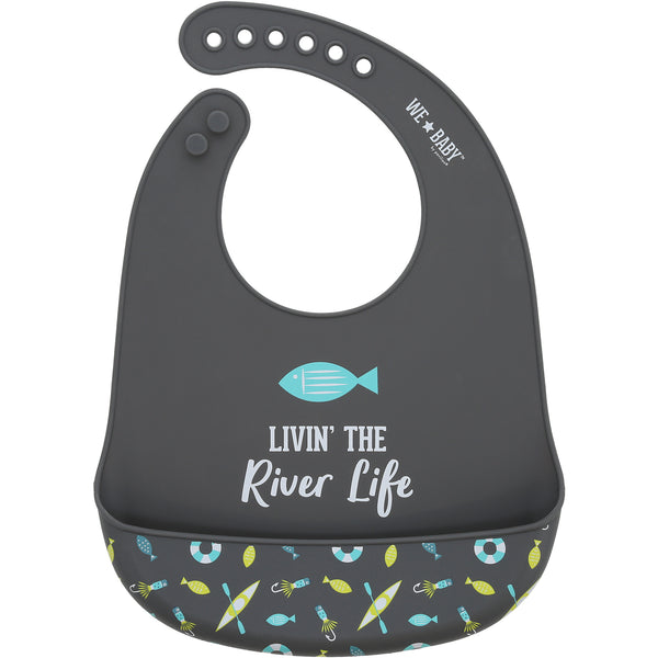 pavilion gift company River Life 12" Silicone Catch All Bib