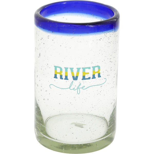 pavilion gift company River Life 15 oz Bubble Glass