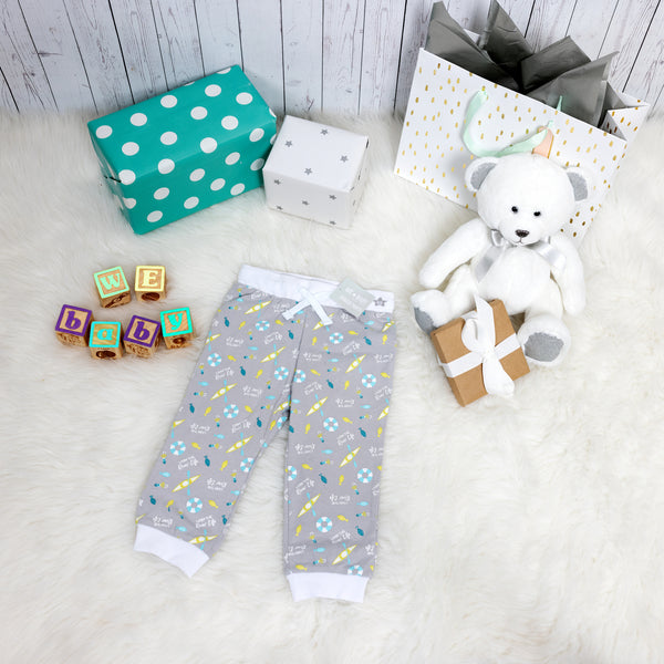 Pavilion Gift Company River Life 6-12 Months Gray Jogger Pant