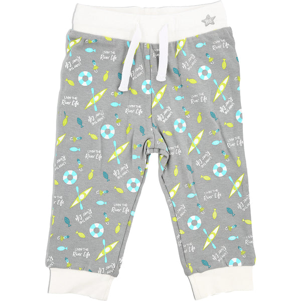 pavilion gift company River Life 6-12 Months Gray Jogger Pant