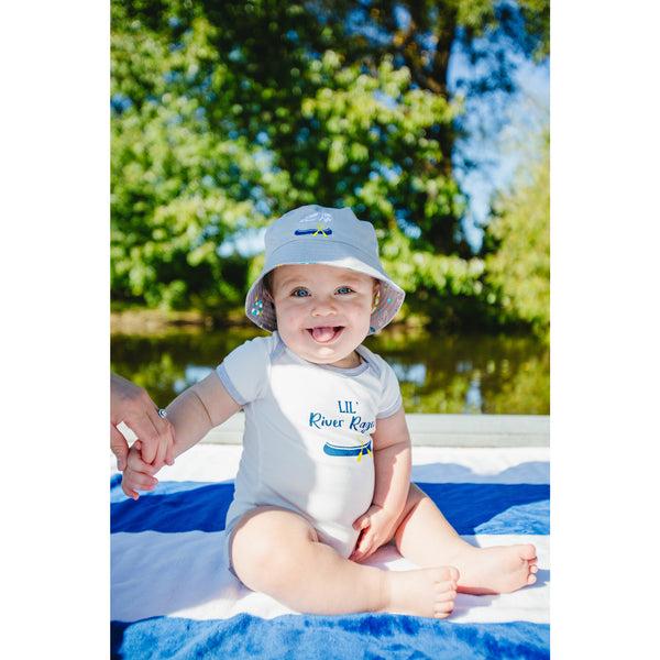 Pavilion Gift Company River Life Reversible Bucket Hat 6-12 Months