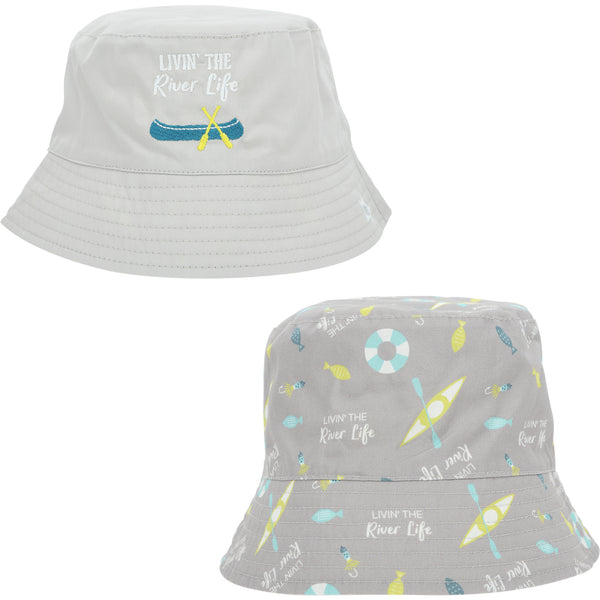 pavilion gift company River Life Reversible Bucket Hat 6-12 Months