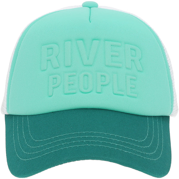 pavilion gift company River People Adjustable Turquoise Neoprene Mesh Hat