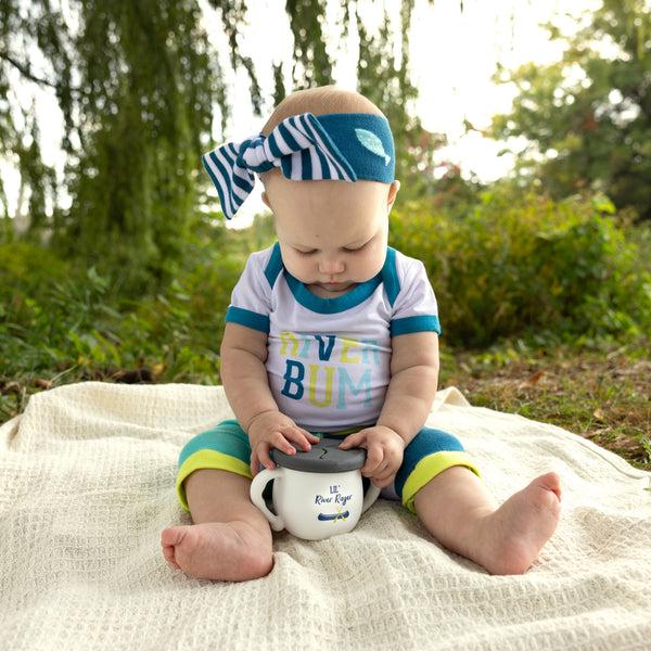 Pavilion Gift Company River Rager 3.5" Silicone Snack Bowl With Lid