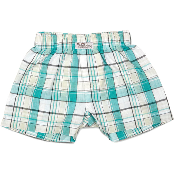 pavilion gift company Robin's Egg Boxer Shorts (0-3 Months)
