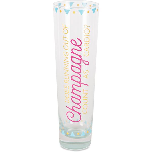Pavilion Gift Company Running Out Of Champagne 8 Oz. Stemless Champagne Flute