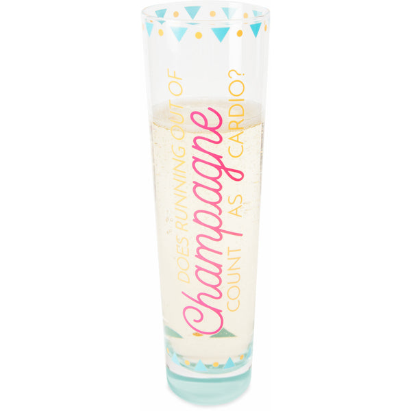 pavilion gift company Running out of Champagne 8 oz. Stemless Champagne Flute