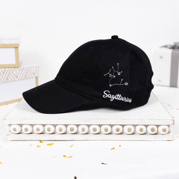 Pavilion Gift Company Sagittarius Black Adjustable Hat