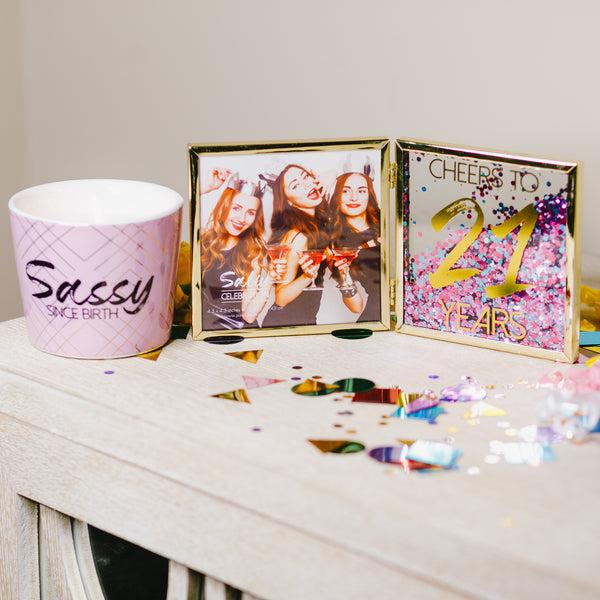 Pavilion Gift Company Sassy 8 Oz Soy Wax Candle Scent: Tranquility
