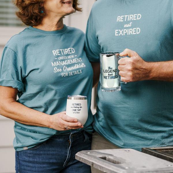 Pavilion Gift Company See Grandkids Small Steel Blue Unisex T-Shirt