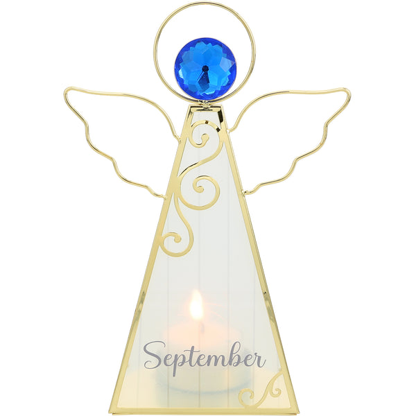 pavilion gift company September 6.5" Monthly Angel Tea Light Holder