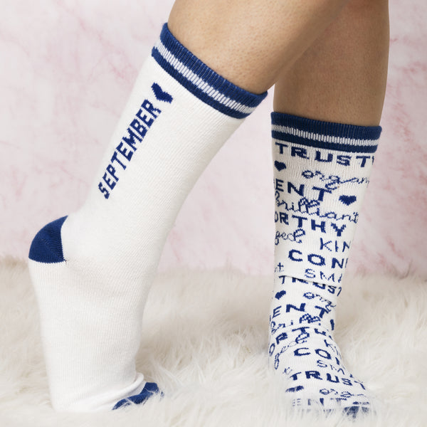 Pavilion Gift Company September M/L Unisex Crew Sock