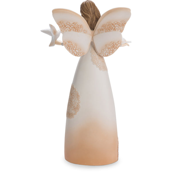 Pavilion Gift Company Serenity 9" Angel Holding Doves