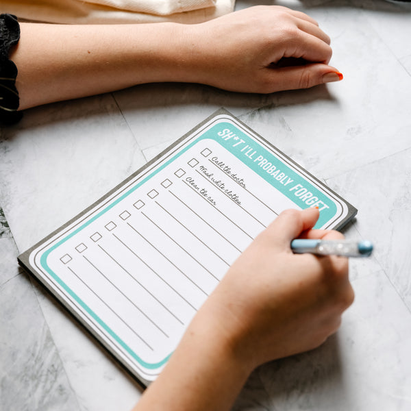 Pavilion Gift Company Sh*t I'll Probably Forget 5.75" X 8.25" Magnetic Notepad