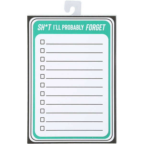 pavilion gift company Sh*t I'll Probably Forget 5.75" x 8.25" Magnetic Notepad