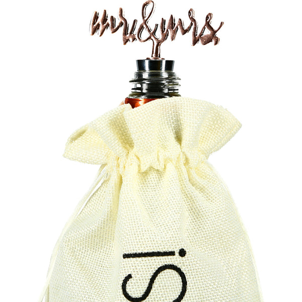Pavilion Gift Company She Said Yes 13.5" Wine Gift Bag Set