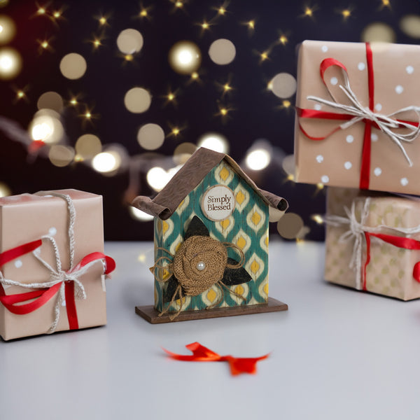 Pavilion Gift Company Simply Blessed 6.5" Birdhouse Plaque