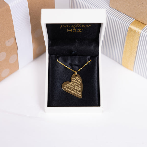 Pavilion Gift Company Sister 18.5" Gold Plated Engraved Necklace