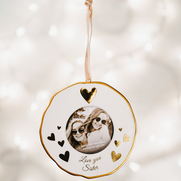 Pavilion Gift Company Sister 4" Photo Frame Ornament