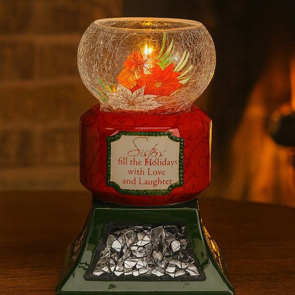 Pavilion Gift Company Sister 5.5" Holiday Tealight Holder