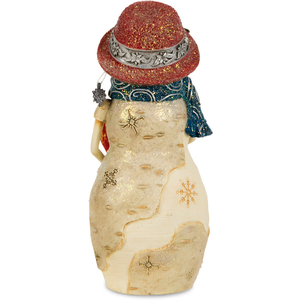 Pavilion Gift Company Sister 5" Snowwoman Holding A Heart