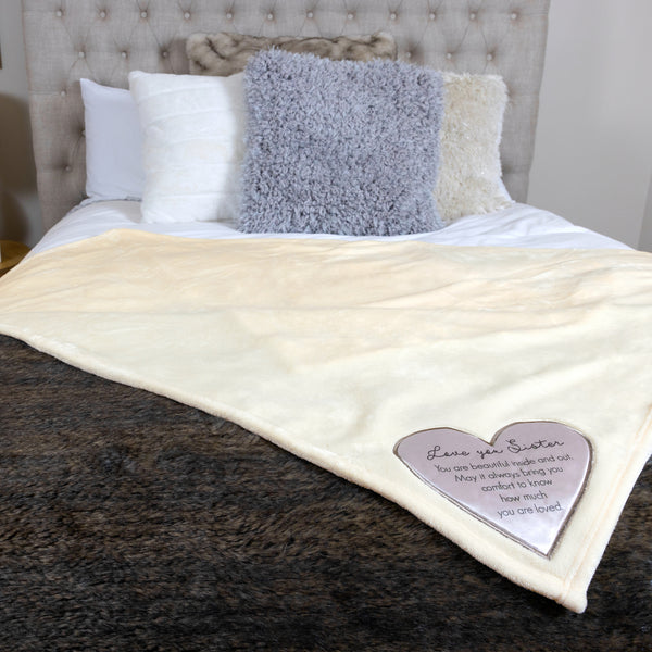 Pavilion Gift Company Sister 50" X 60" Royal Plush Blanket
