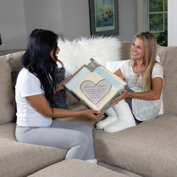 Pavilion Gift Company Sister 50" X 60" Royal Plush Blanket