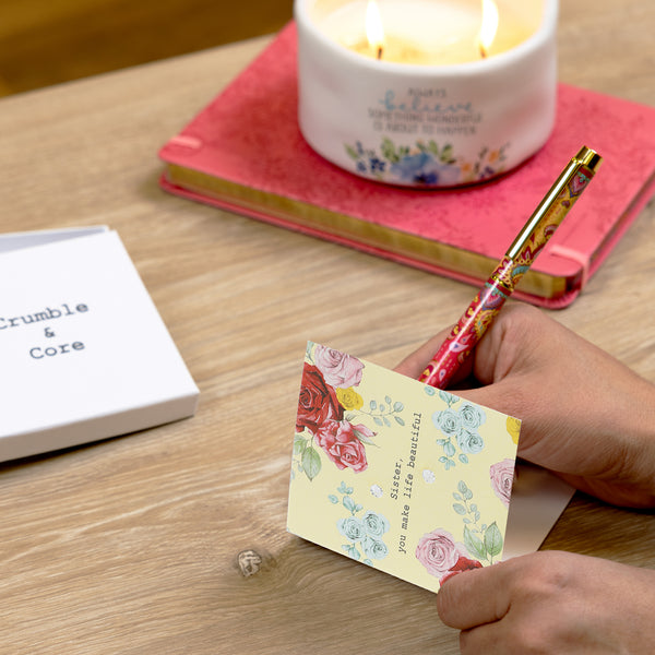 Pavilion Gift Company Sister 5mm Sterling Silver Cubic Zirconia Stud Earrings