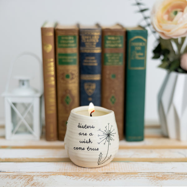 Pavilion Gift Company Sister 8 Oz - 100% Soy Wax Candle Scent: Serenity