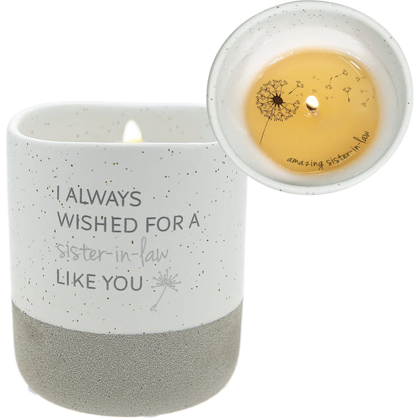 pavilion gift company Sister-In-Law Like You 10 oz - 100% Soy Wax Reveal Candle Scent: Tranquility