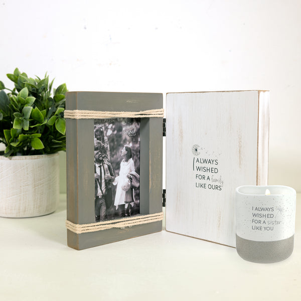 Pavilion Gift Company Sister Like You 10 Oz - 100% Soy Wax Reveal Candle Scent: Tranquility