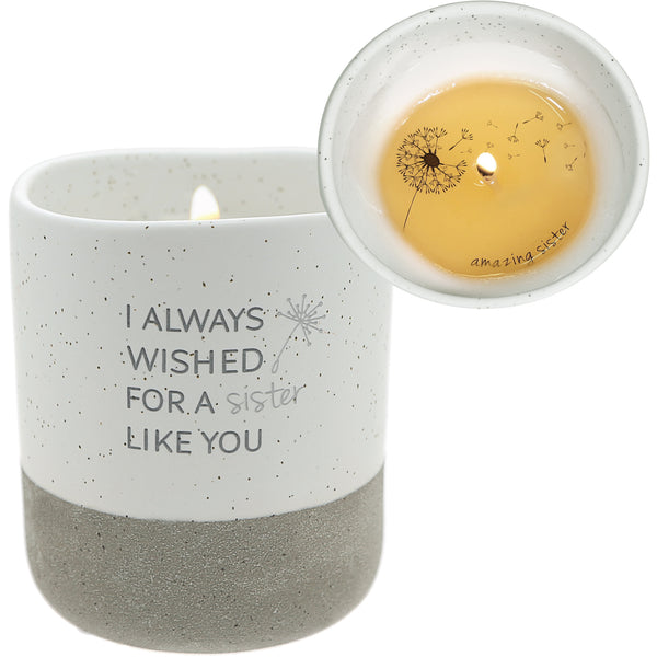 pavilion gift company Sister Like You 10 oz - 100% Soy Wax Reveal Candle Scent: Tranquility