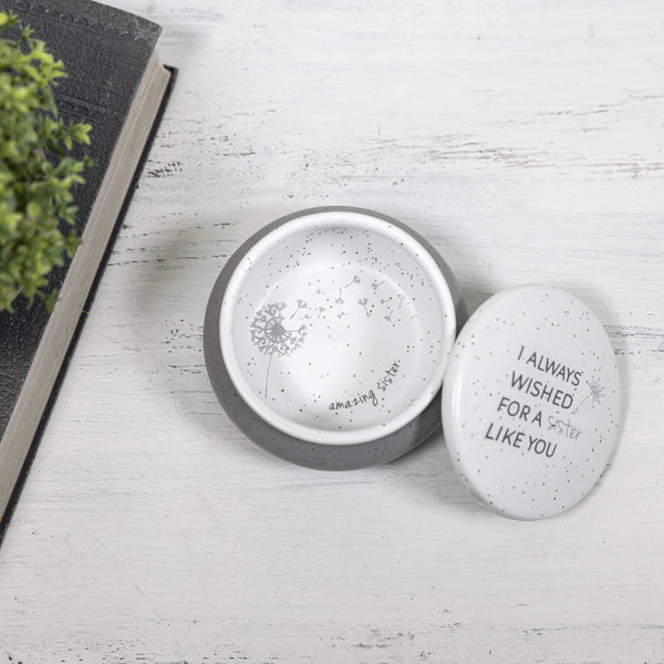 Pavilion Gift Company Sister Like You 3.5" Ceramic Keepsake Box