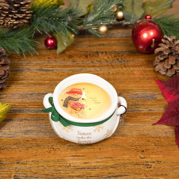 Pavilion Gift Company Sisters 9 Oz - 100% Soy Wax Reveal Candle Scent: Winter Snow