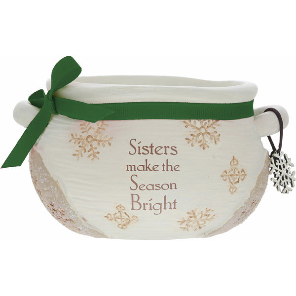 pavilion gift company Sisters 9 oz - 100% Soy Wax Reveal Candle Scent: Winter Snow