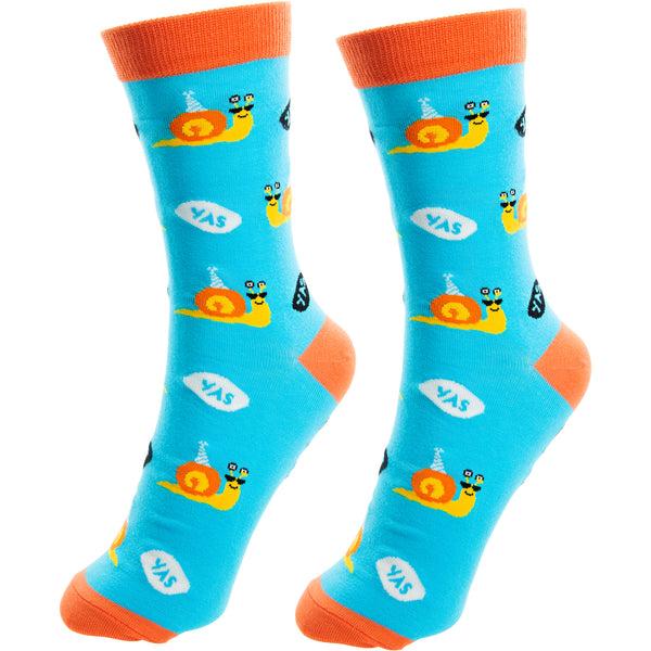 pavilion gift company Snailed It M/L Unisex Cotton Blend Sock