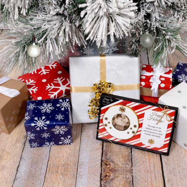 Pavilion Gift Company Snowflakes 4" Photo Frame Ornament