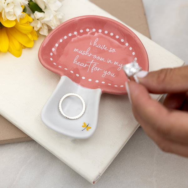 Pavilion Gift Company So Mushroom 4.25" Keepsake Dish