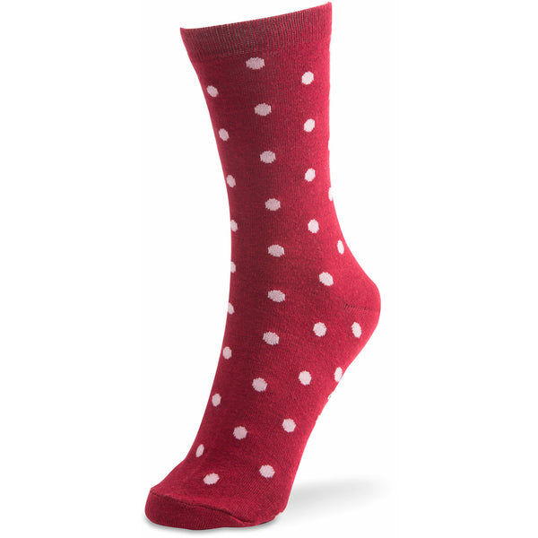 Pavilion Gift Company Socks Off Maroon - Ladies Cotton Blend Sock