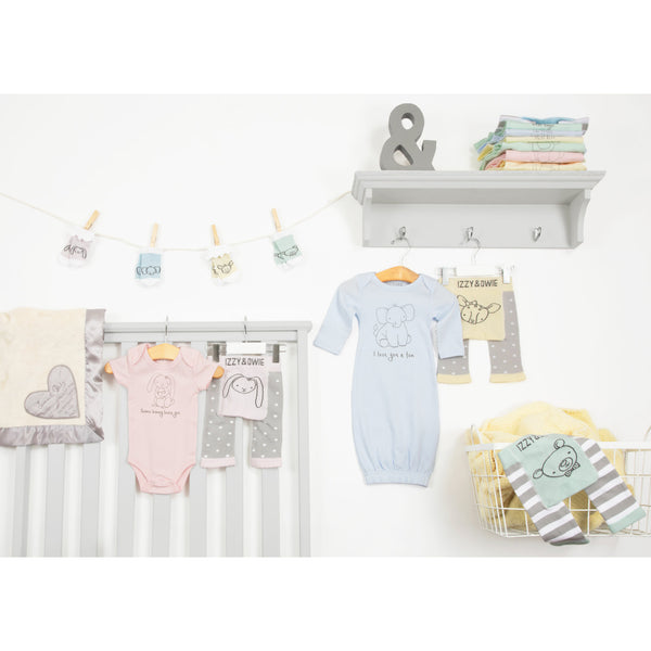 Pavilion Gift Company Soft Green Bear 0-3 Months Socks