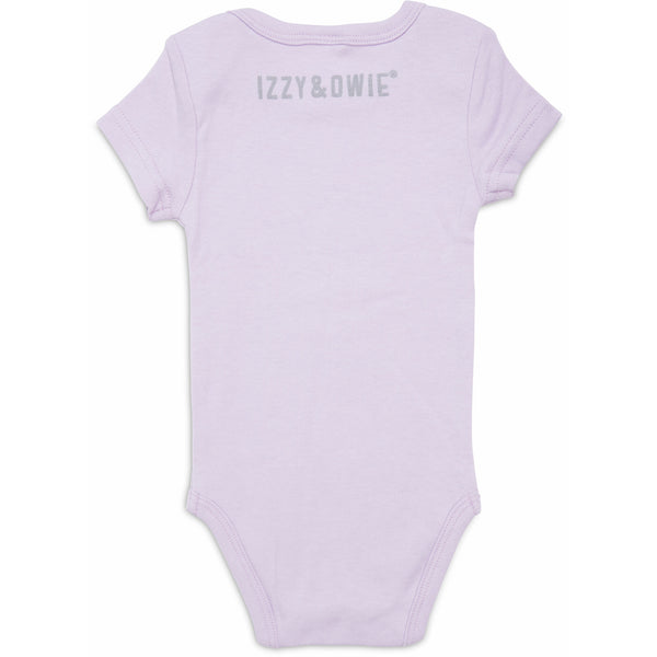 Pavilion Gift Company Soft Lavender Kitty 0-6 Months Onesie