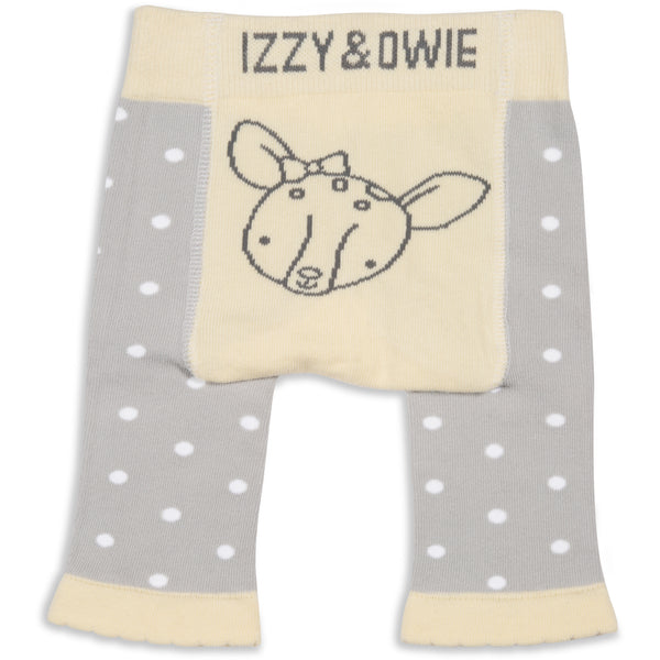 pavilion gift company Soft Yellow Deer 0-6 Months Baby Leggings