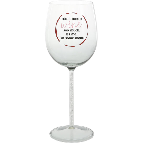 pavilion gift company Some Moms Gift Boxed 17 oz Wine Glass