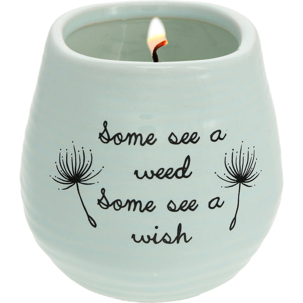 pavilion gift company Some See a Wish 8 oz - 100% Soy Wax Candle Scent: Serenity