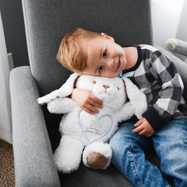 Pavilion Gift Company Somebunny Blue Plush 9.5" Plush Bunny